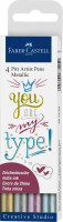 Zestaw Pitt Artist Pen Nandlettering 4szt. Faber Castell